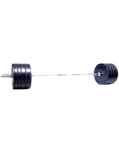 Ironman 140kg Olympic Bumper Weight Set with 86" Olympic Weight Bar
