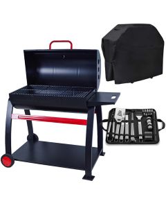 Emberman Large Barrel Charcoal Barbecue