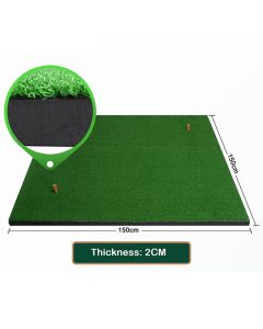 Hillman Golf 1.5m Deluxe Practice Mat with Rubber Tee
