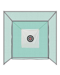 Hillman PGM 3m Semi-Commercial Golf Practice Cage & Net with Target and Stainless Steel Poles