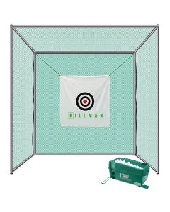 Hillman PGM 3m Semi-Commercial Golf Practice Cage And Ball Dispenser Package