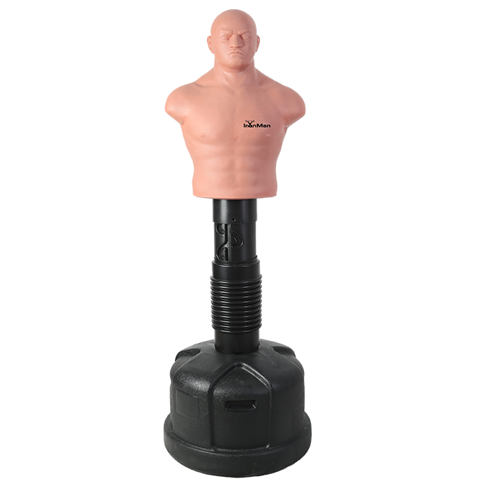 IronMan Free Standing Adjustable Height Punch Bag Sparring Realistic Dummy Man
