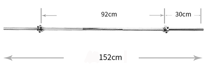 Ironman 5ft Standard Threaded Weight Bar - Image 2