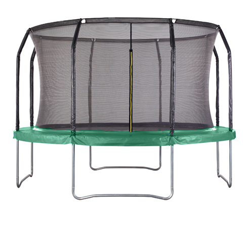 Air League 14ft Trampoline with Enclosure Green