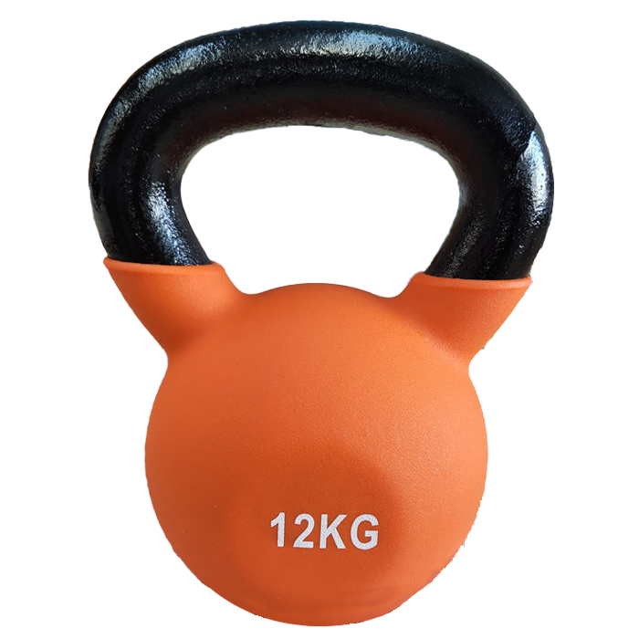 Ironman 12kg Cast Iron Coated Kettlebell - Image 2
