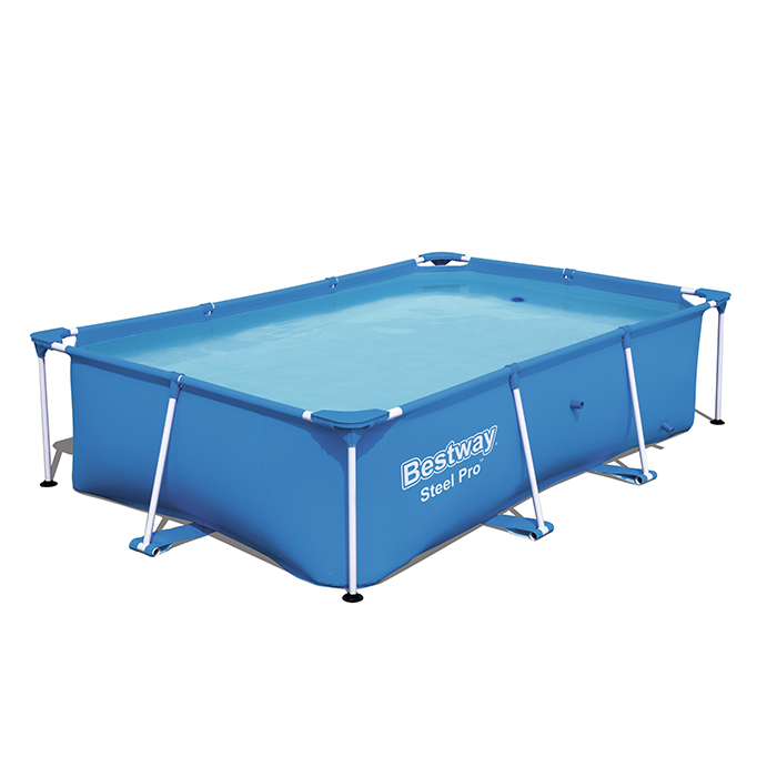 Bestway 8ft 6inch Rectangular Above Ground Steel Pro Swimming Pool