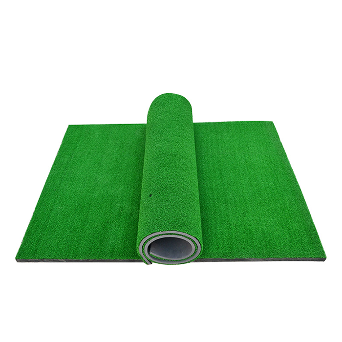 Hillman Golf Artificial Turf Large Practice Mat with Rubber Tee