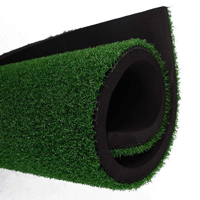 Hillman Golf Artificial Turf Large Practice Mat with Rubber Tee