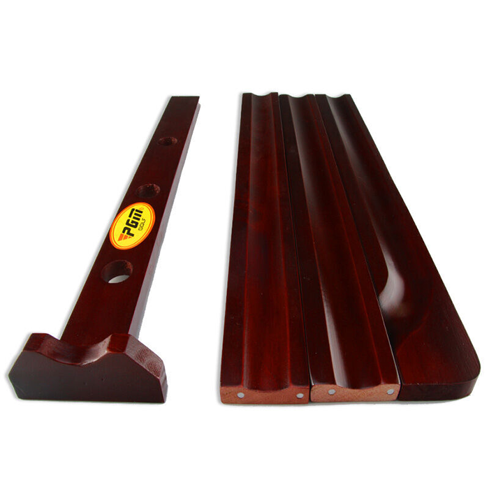 Hillman PGM Pine Wood Golf Putting Trainer with Auto Ball Return