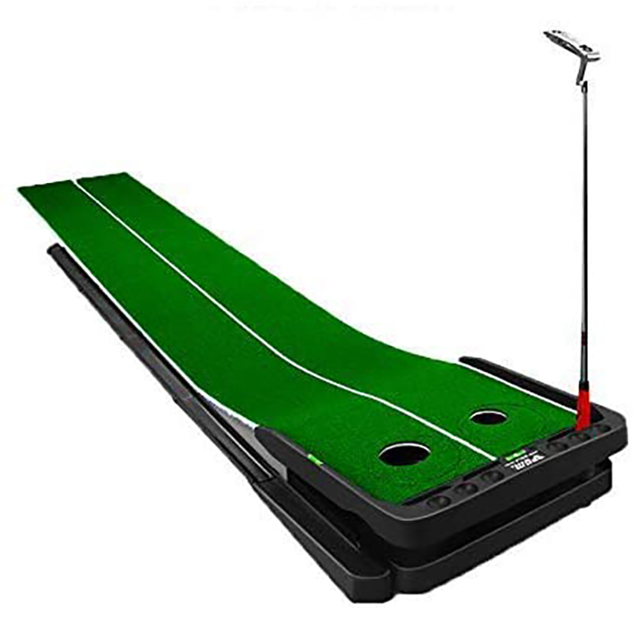 Hillman PGM 3m Adjustable Slope Golf Putting Trainer with Auto Ball Return