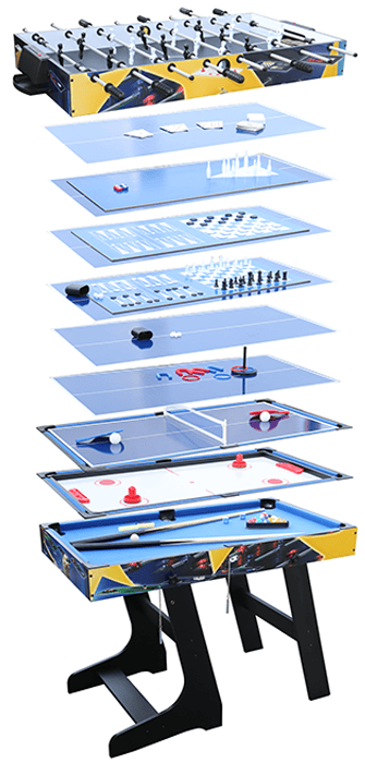 Air League 12 in 1 Folding Games Table - Image 2