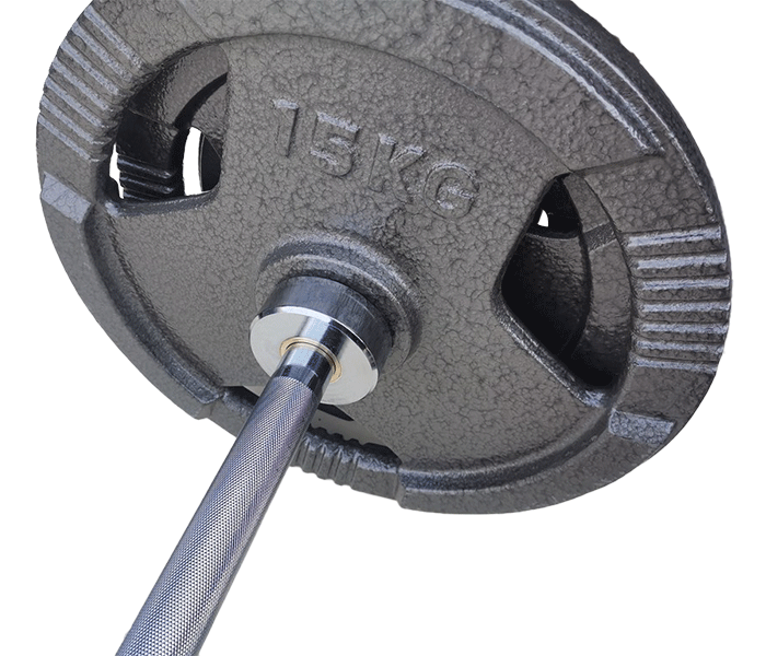 Ironman 160kg Olympic Tri-grip Hammerton Weight Set with 86" Olympic Weight Bar