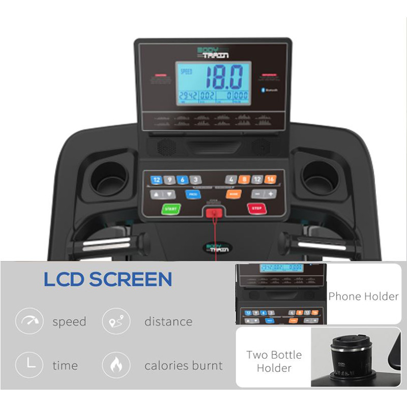 Bodytrain Acacia Pro Motorised Folding Bluetooth Treadmill