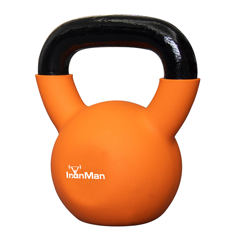 Ironman 12kg Cast Iron Coated Kettlebell