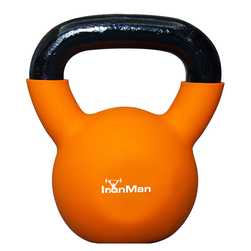 Ironman 12kg Cast Iron Coated Kettlebell