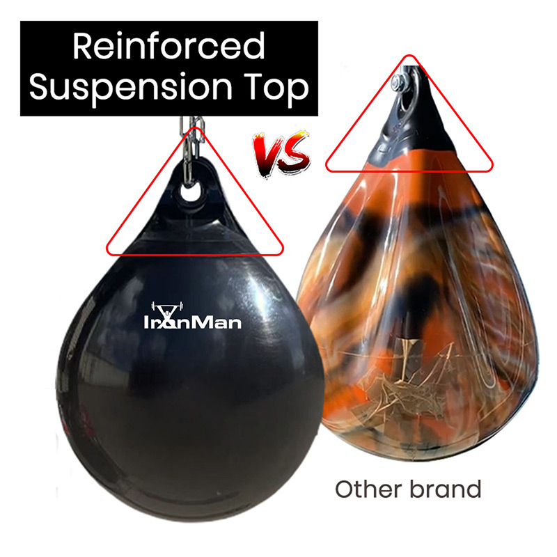 Ironman 18” Aqua Punching Bag Black