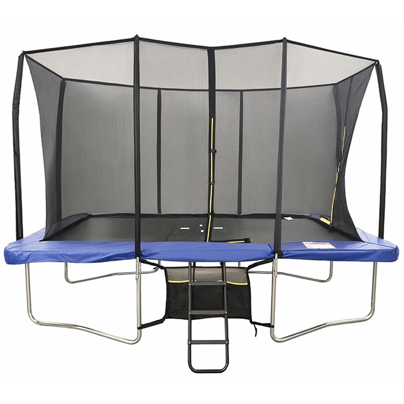 7x10ft Rectangular Trampoline with Safety Enclosure