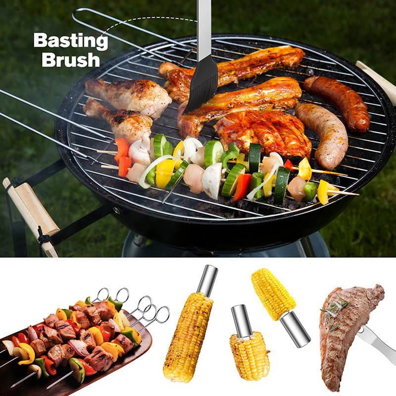 Embermann Prestige 4 Burner Gas Barbecue with Side Burner & Free Heavy-Duty Cover & Deluxe BBQ Tool Set - Image 12