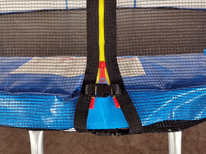 Neo 6ft Trampoline with Enclosure Free Shoe Tidy & Ladder – Blue