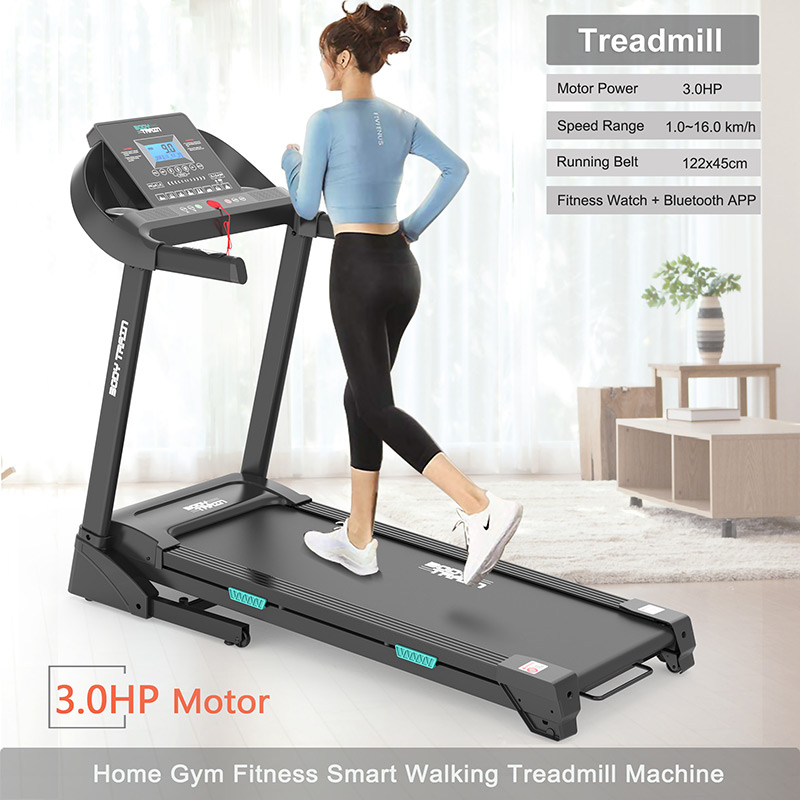 BodyTrain 7001 Motorised Folding Bluetooth Treadmill