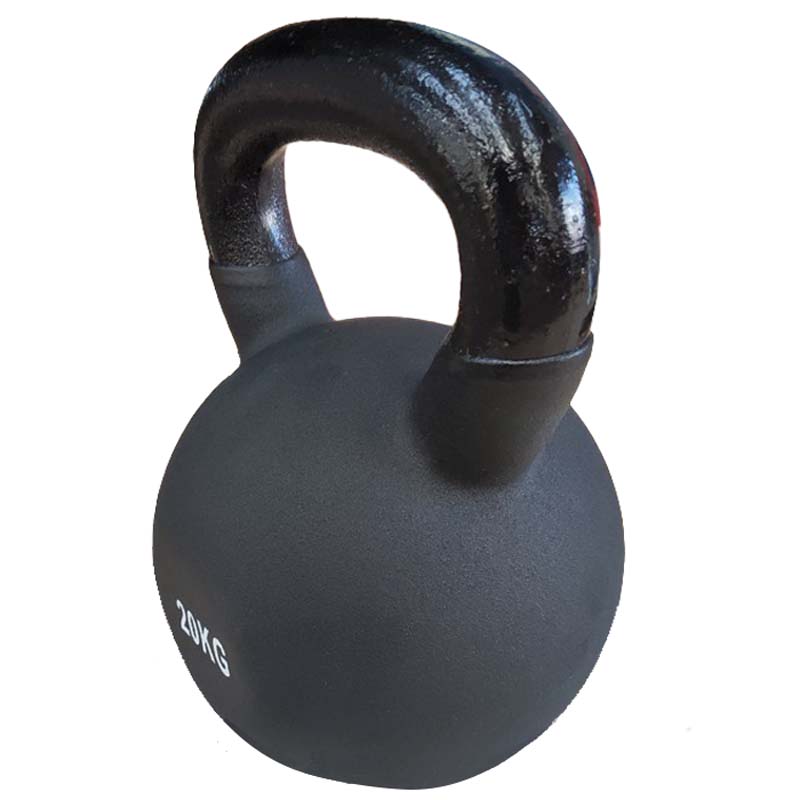 IronMan 4-24kg Kettlebell Set & Three-Tier Kettlebell Storage Rack | Eight Neoprene Coated Kettlebells