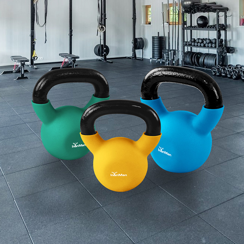 Ironman 6kg Cast Iron Coated Kettlebell
