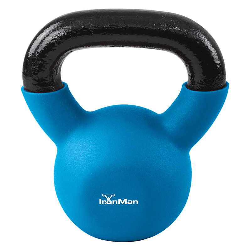 Ironman Cast Iron Coated Kettlebell Set (10kg 12kg 16kg)