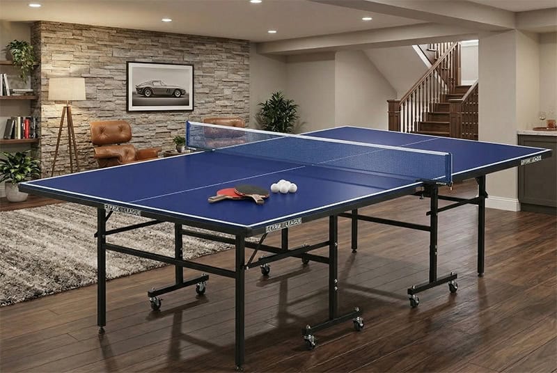 Air League Team Table Tennis Table Blue