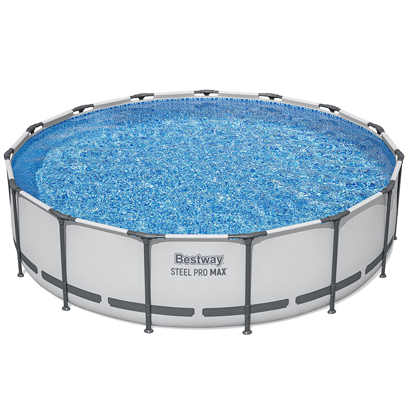 Bestway 15ft x 42inch Steel Pro Max™ Above Ground Swimming Pool With Filter Ladder & Cover
