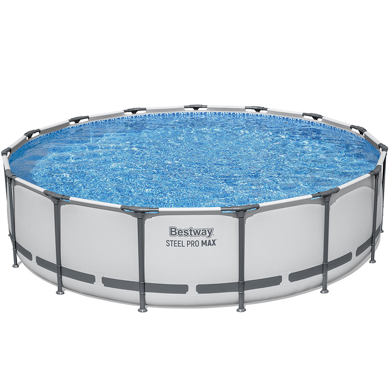 Bestway 15ft x 42inch Steel Pro Max™ Above Ground Swimming Pool With Filter Ladder & Cover