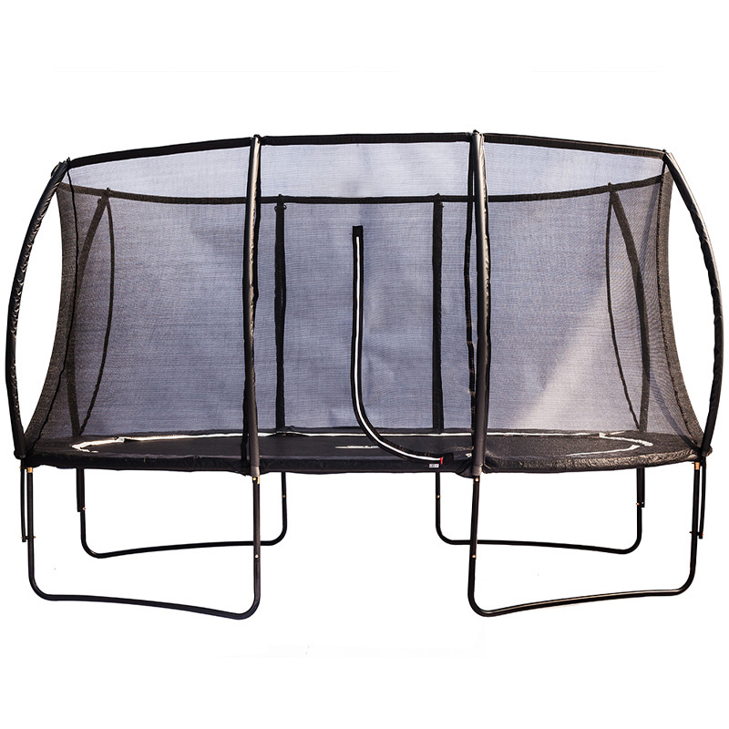 7x10ft Oval Trampoline With Safety Enclosure
