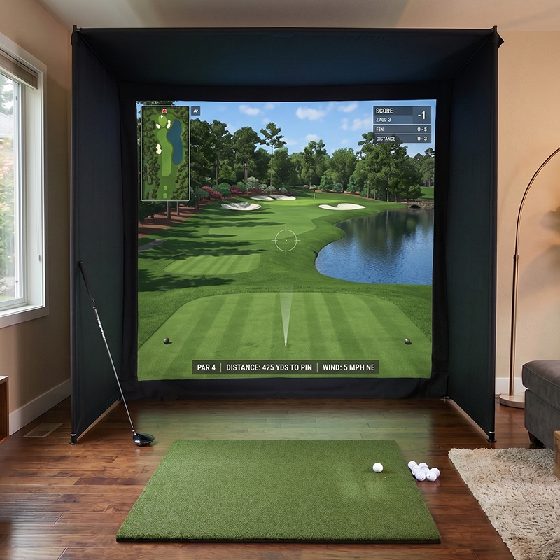 Hillman Golf Simulator Enclosure 8ft x 7ft 5inch - Image 6