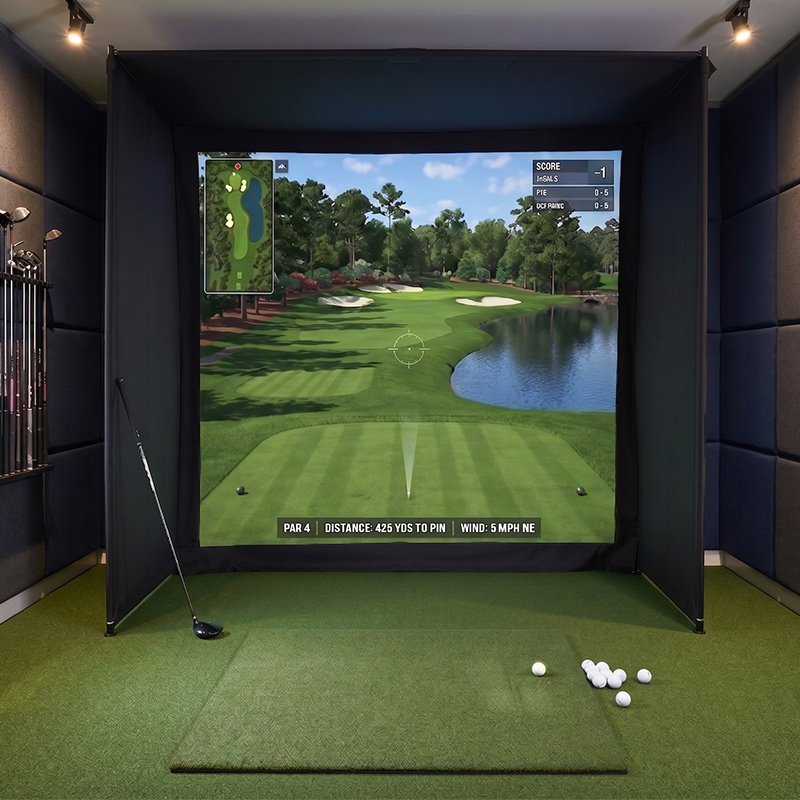 Hillman Golf Simulator Enclosure 8ft x 7ft 5inch - Image 4