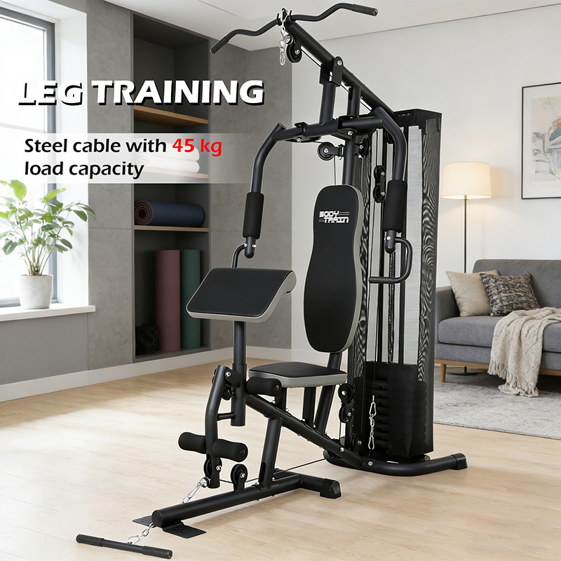 BodyTrain ES-422 Single Station Home Multi Gym 45kg Weight Stack