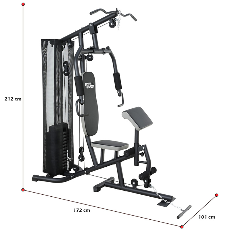 BodyTrain ES-422 Single Station Home Multi Gym 65kg Weight Stack