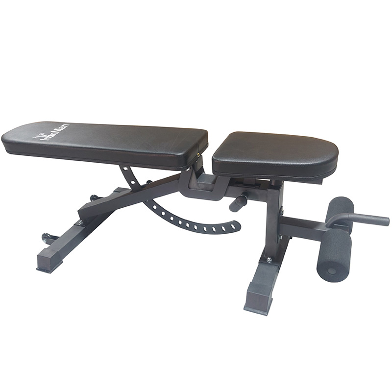 Ironman Professional Weight Training Bench & 24kg Adjustable Dumbbell Pair Set