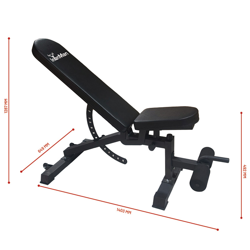 Ironman Professional Adjustable Weight Training Bench
