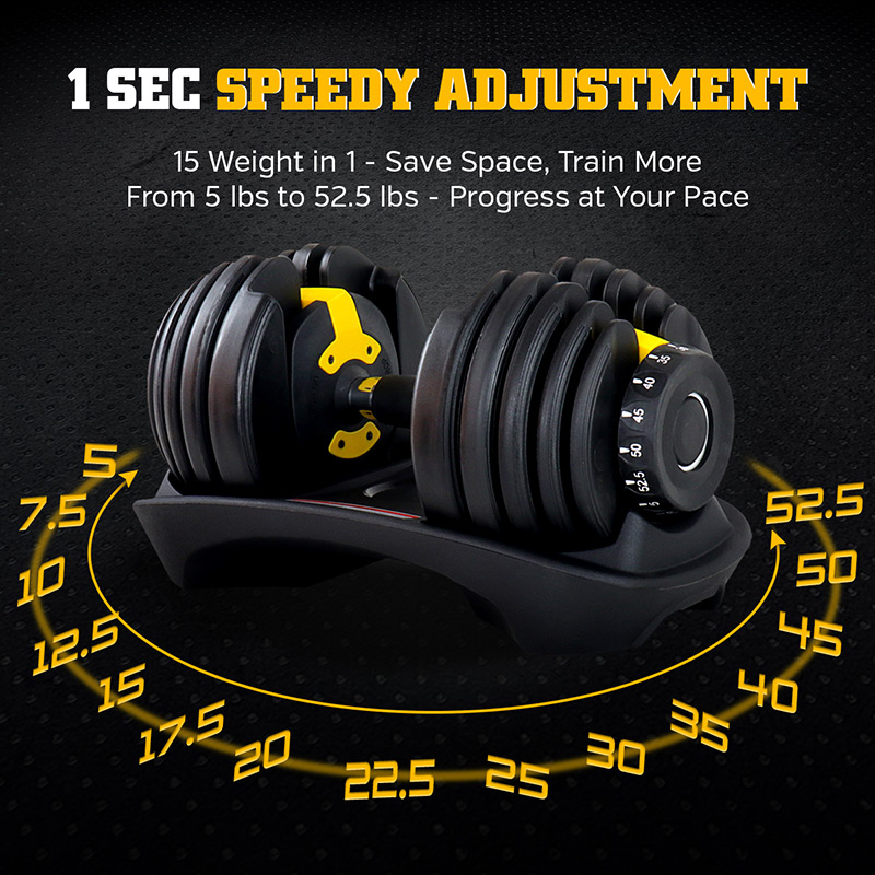 Ironman Professional Weight Training Bench & 24kg Adjustable Dumbbell Pair Set